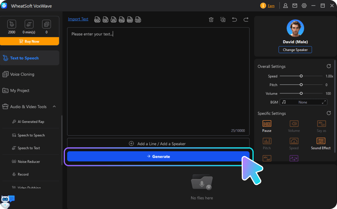 Export Audio